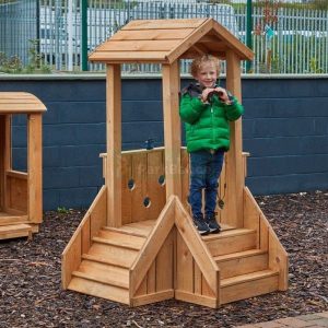 Ahşap bebek kule oyun grubu, OyunBahçe üretimi güvenli çocuk oyun parkı ekipmanı